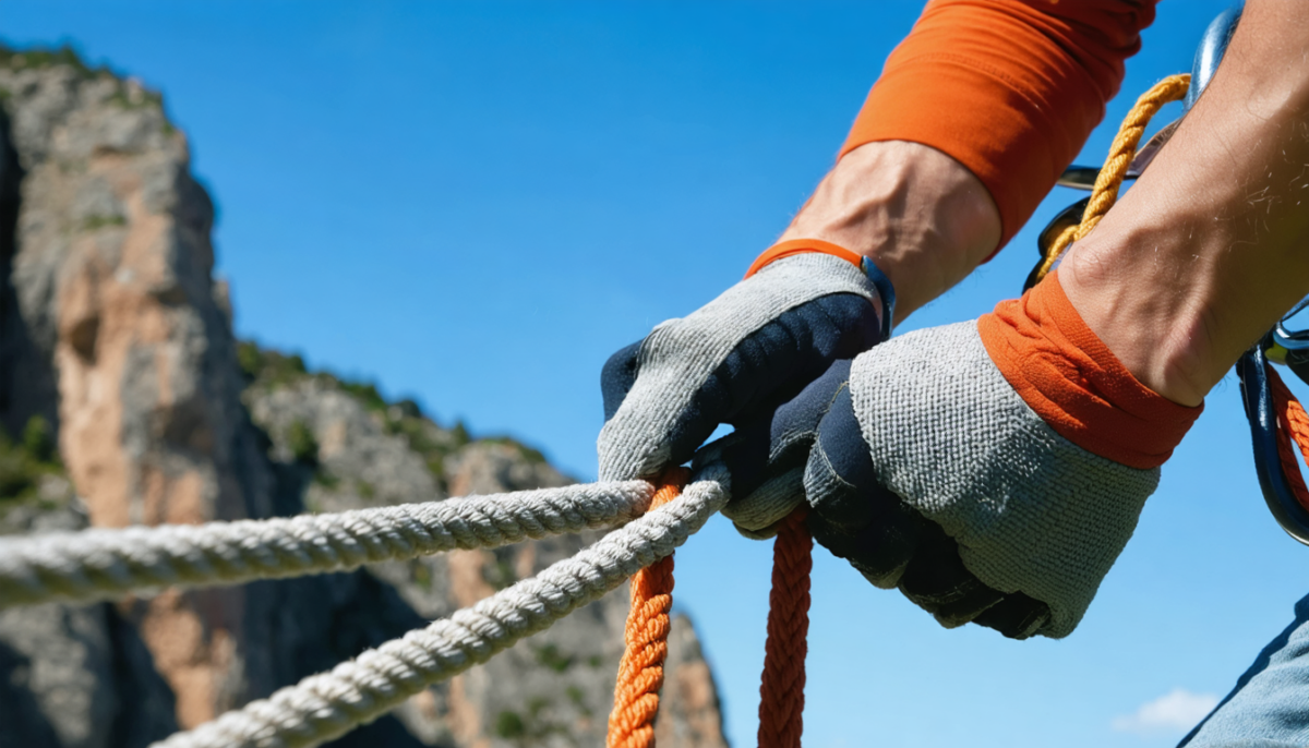 apprenez à maîtriser le nœud de cabestan, une technique essentielle pour sécuriser votre escalade avec confiance et sécurité.