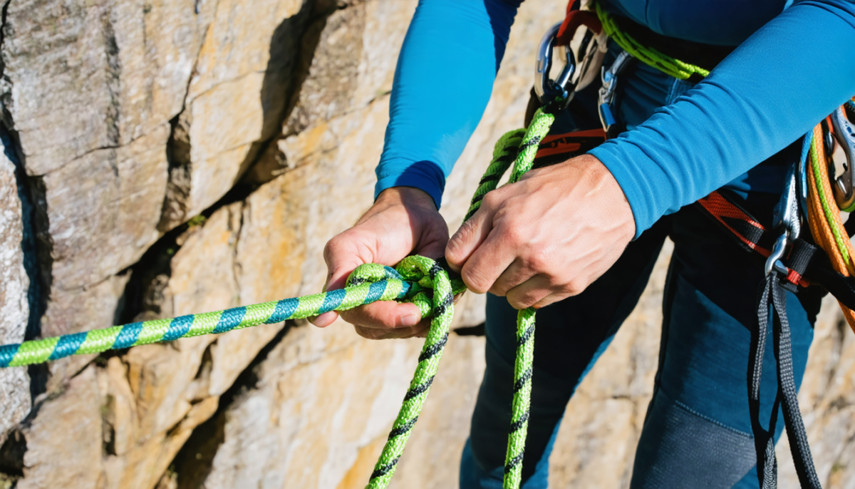 découvrez notre guide complet pour maîtriser le nœud de chaise en escalade, un incontournable pour assurer votre sécurité et celle de vos partenaires.