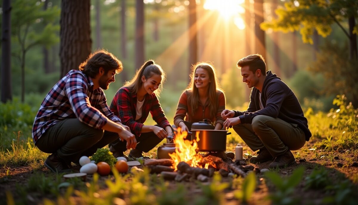 Bivouac gourmand : recettes faciles et nourrissantes pour vos repas en pleine nature